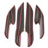 TADOKAPATU Door Kick Door Kick Door Trim Door Panel Door Stain and Scratch Interior Interior ABS 4 Carbon Fiber Compatible with Toyota Prius 60 Series