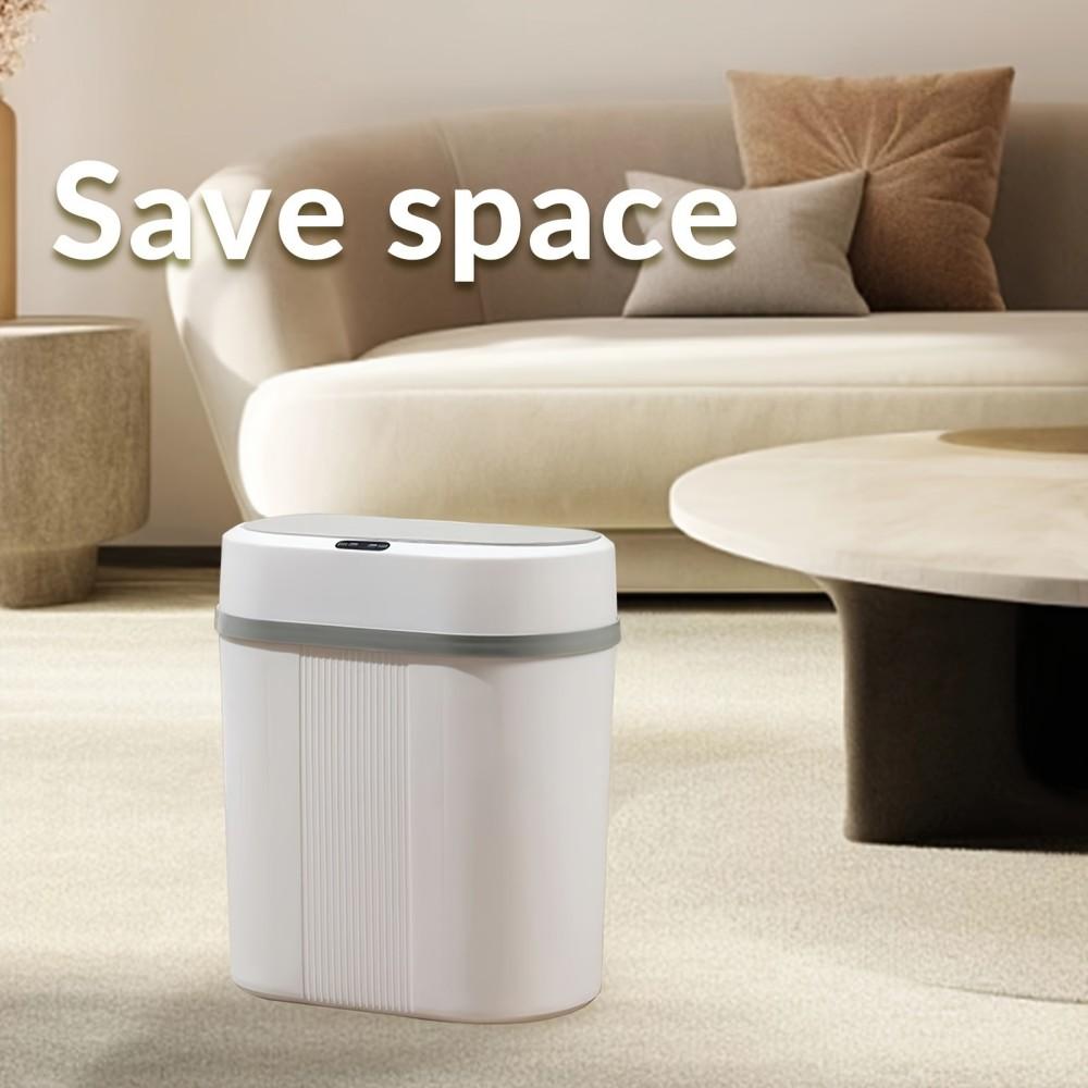 12L Motion Sensor Trash Can Touchless Motion-Sensor Induction Can, Odor-Sealing,Battery-Powered, Multi-Use For Kitchen, Bedroom