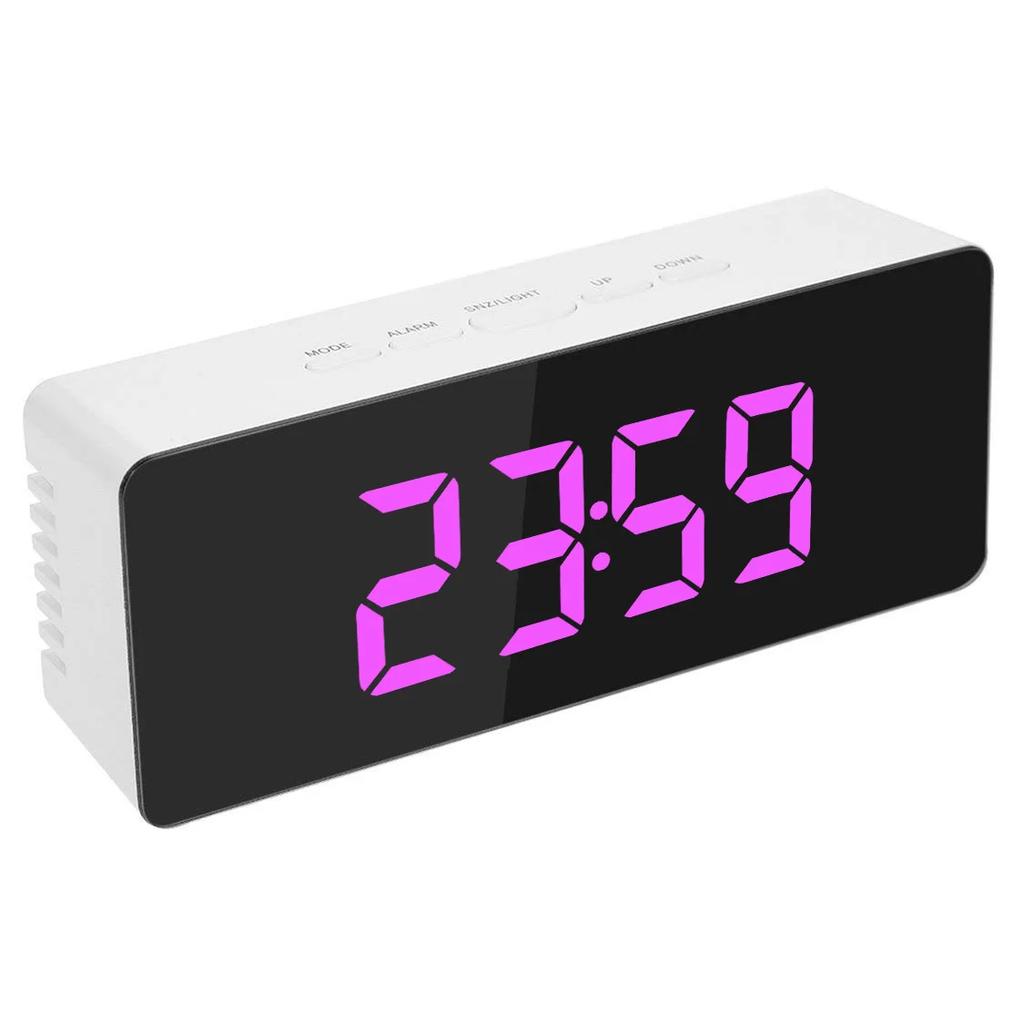 USB Power LED Table Clock Bedroom Bedside Digital Electronic Office Desk Alarm for Home Decor Desk Table Clocks Home Decor