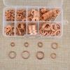 Car M5-M14 Diesel Injector Flat O-Ring Washer Sealing Gasket Assortment Tallation Kit
