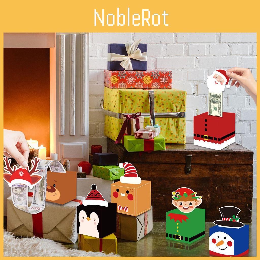 Christmas Cash Gift Envelopes With Durable Pet Material For Celebration Surprises