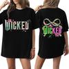 Women's Casual Fashion Round Neck Printed Short Sleeve T-Shirt Top