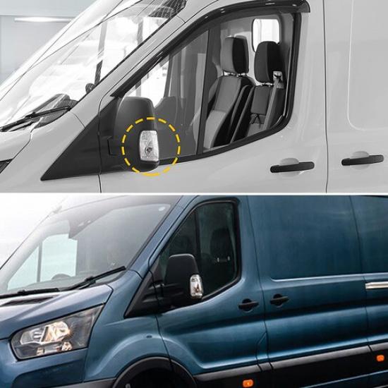 Clear Lens Side Mirror Light For Ford Transit 150 250 350 350HD Turn Signal Lamp