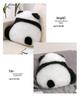 Nordic Wool Panda Hugging Pillow – Bedside Cushion & Sofa Lumbar Support