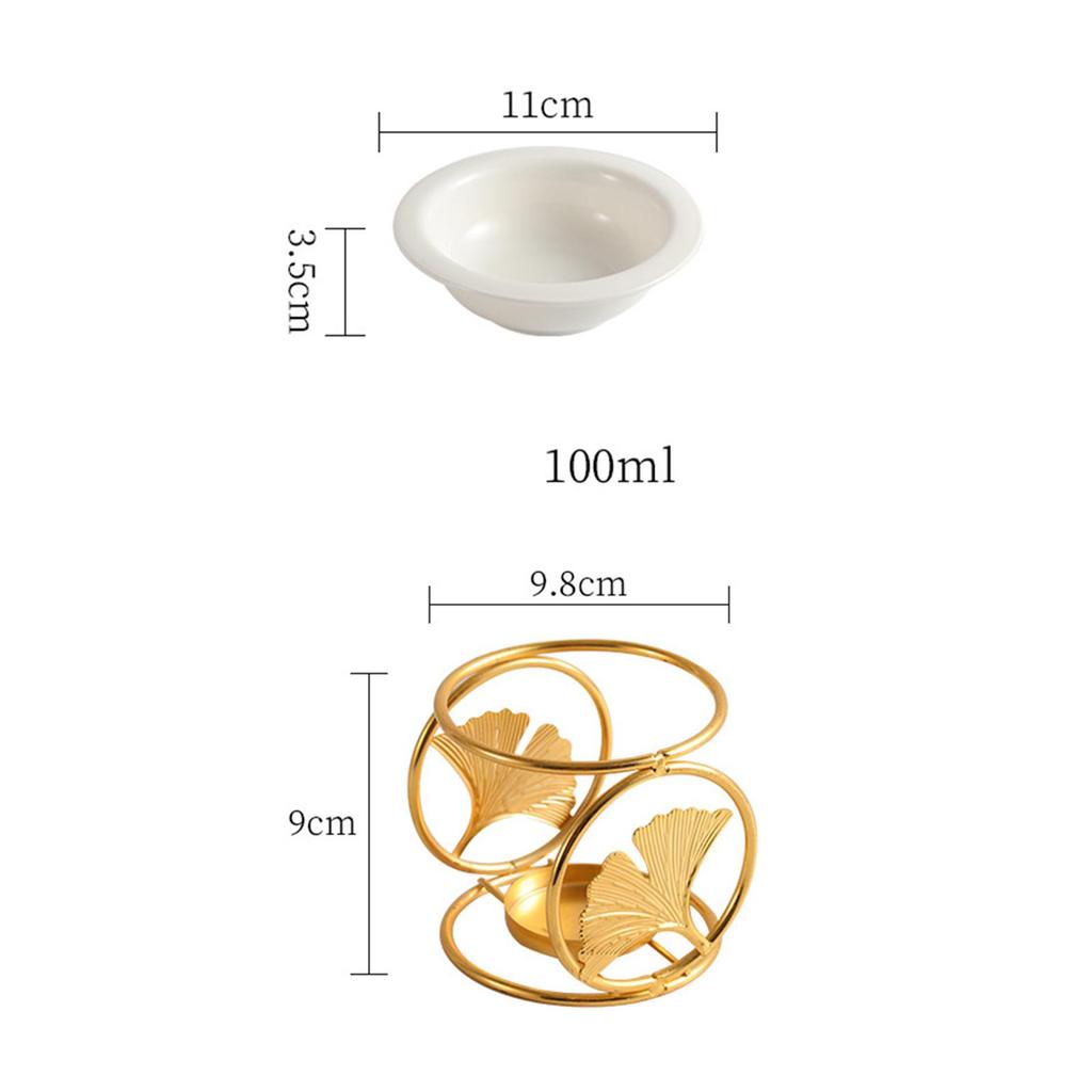 Scented Wax Melt Burner Ceramic Essential Oil Burner Home Living Room