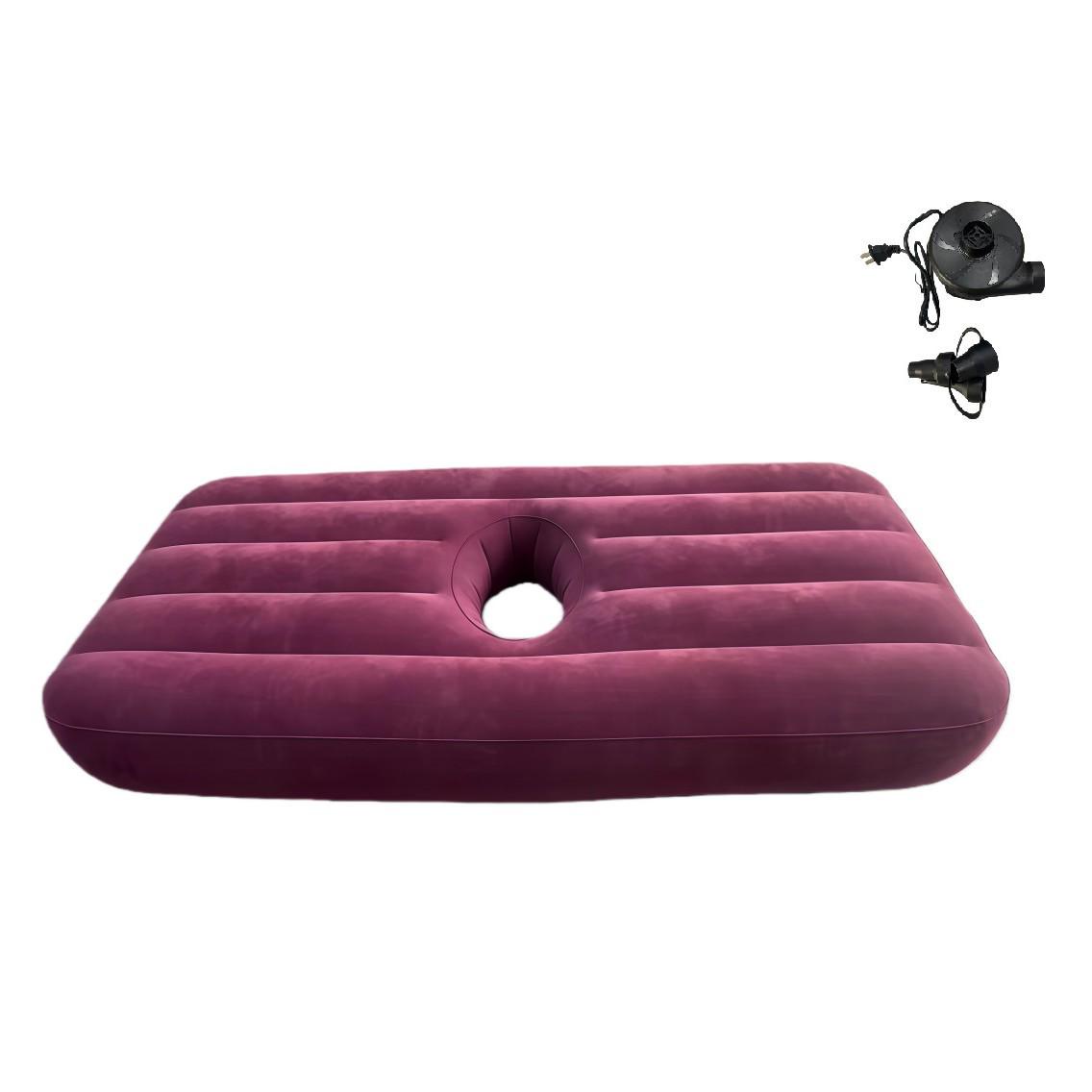 

Портативний надувний матрац для збільшення сідниць та післяопераційного відновлення, складаний, ідеальний для вагітних жінок та тих, хто спить на животі. 200*100*30cm