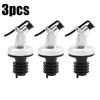 5/1pcs Oil Bottle Stopper Rubber Lock Plug Seal Leak-proof Food Grade Plastic Nozzle Liquor Dispenser Wine Pourer Barware