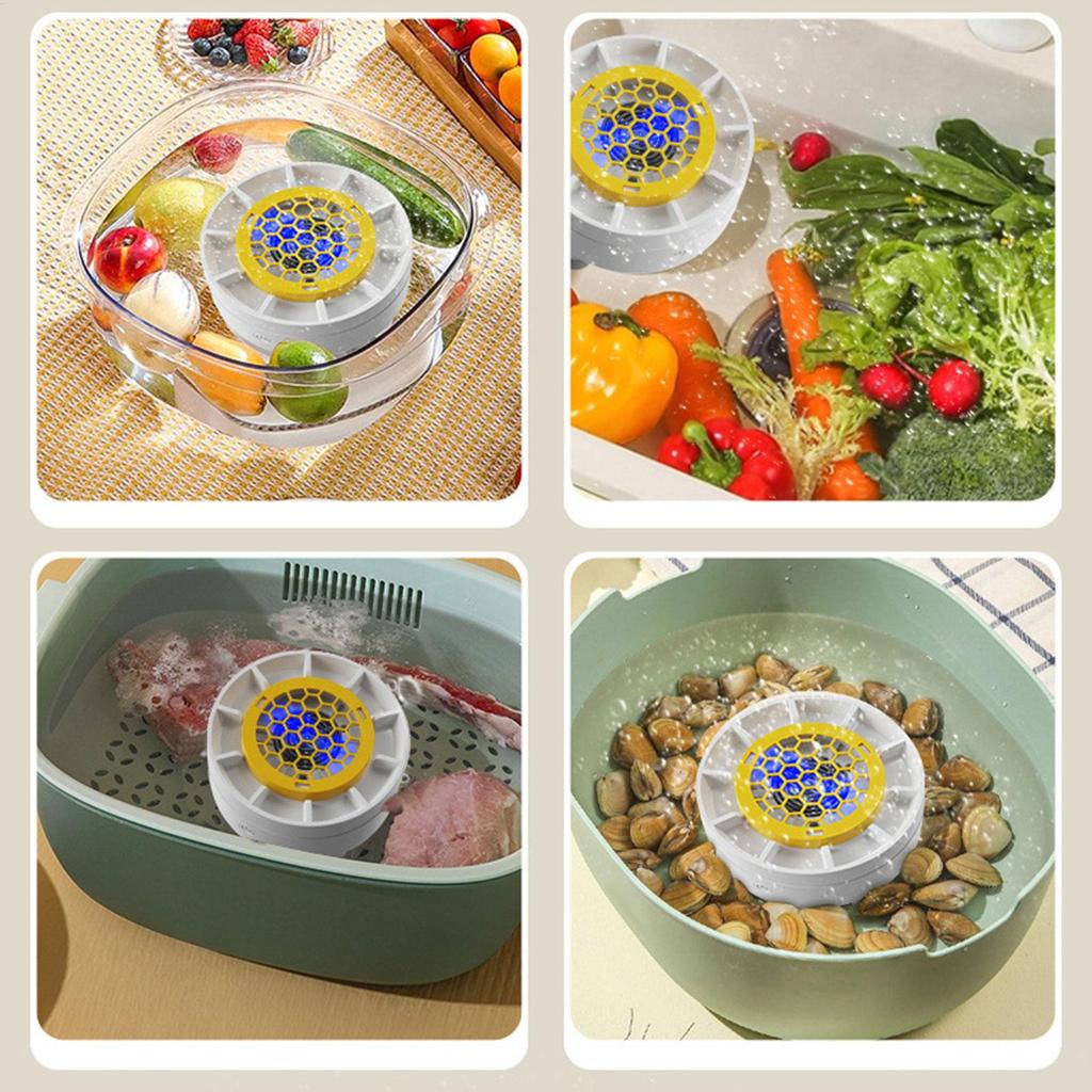 Fruit And Vegetable Washer Rechargeable Powerful Cleaning Waterproof Fruit And Vegetable Washing Machine For Food Meat Seafood