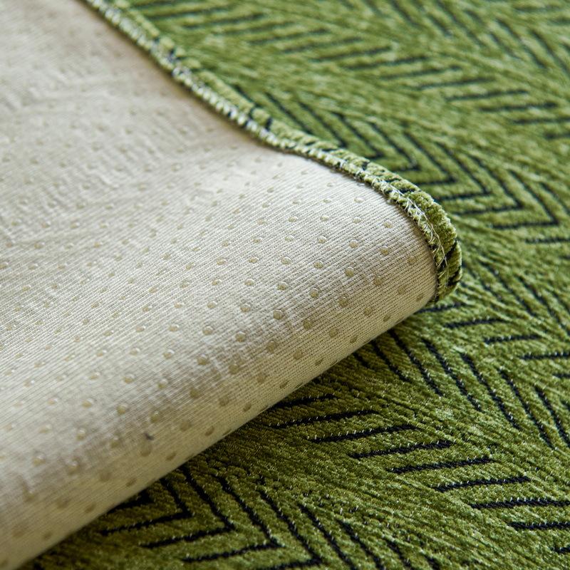 Light French Cream Wind Sofa Cushion  New Fish Bone Pattern Chenille Leather Sofa Non-Slip Backrest Cover Cloth Towel