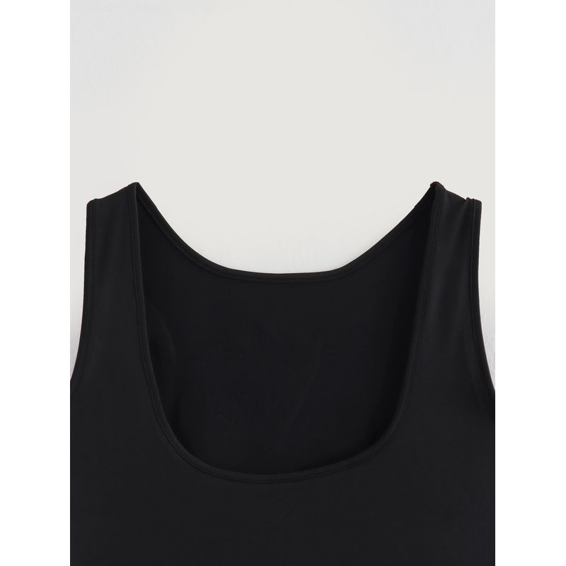 Kaslead New Arrival Women's Fashion Style Stylish Simple and Versatile Silm Glue Printing Sleeveless Vest Tops