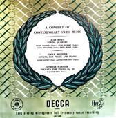 

LP Record JEAN BINET , ADOLF BRUNNER , OTHMAR - A Concert Of Contemporary Swiss Mus LXT2658 Decca 1952 UK Classical Used