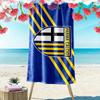 Parma Calcio Print Beach Towel, Large Soft Quick Dry Towel for Beach Camping Swimming