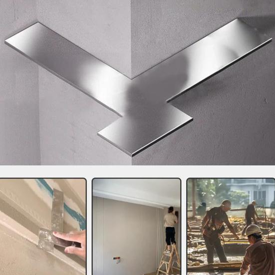 Edge Scraping Tool Right Angle Leveling Device High Accuracy Multifunctional DIY 90-Degree Angle Ruler Woodworking Tool