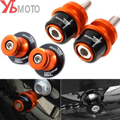 Για KTM 790 Adventure /R 790 ADV 2013- Μοτοσικλέτα Swing Arm Sliders Bools CNC 10mm Swingarm Stand Screws