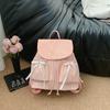 Schoolbag Fashion Bow Backpack College Student Class Bag Women's 1011 Summer New Large Capacity Backpack Wholesale