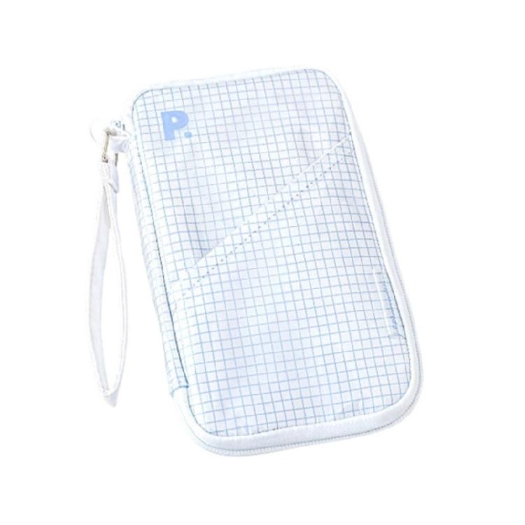 

High Capacity Pencil Case Waterproof PVC Nylon Pencil Case Multi Compartments Pen Bag for Kids Students School Supplies белый