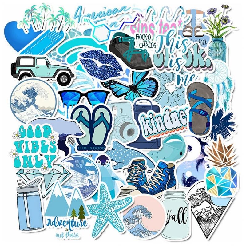 33 nálepek stylů Nálepka s 50 ks/balení nálepek do auta pro kutily, notebook, počítač, kytara, notebook, zavazadlo, skateboard, karikatura, nálepka pro dívky Vsco