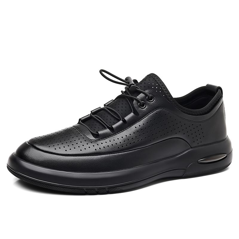 Men's Hollow Leather Shoes Dress Oxford Shoes Classic Lace Up Formal Shoes Wedding Shoes