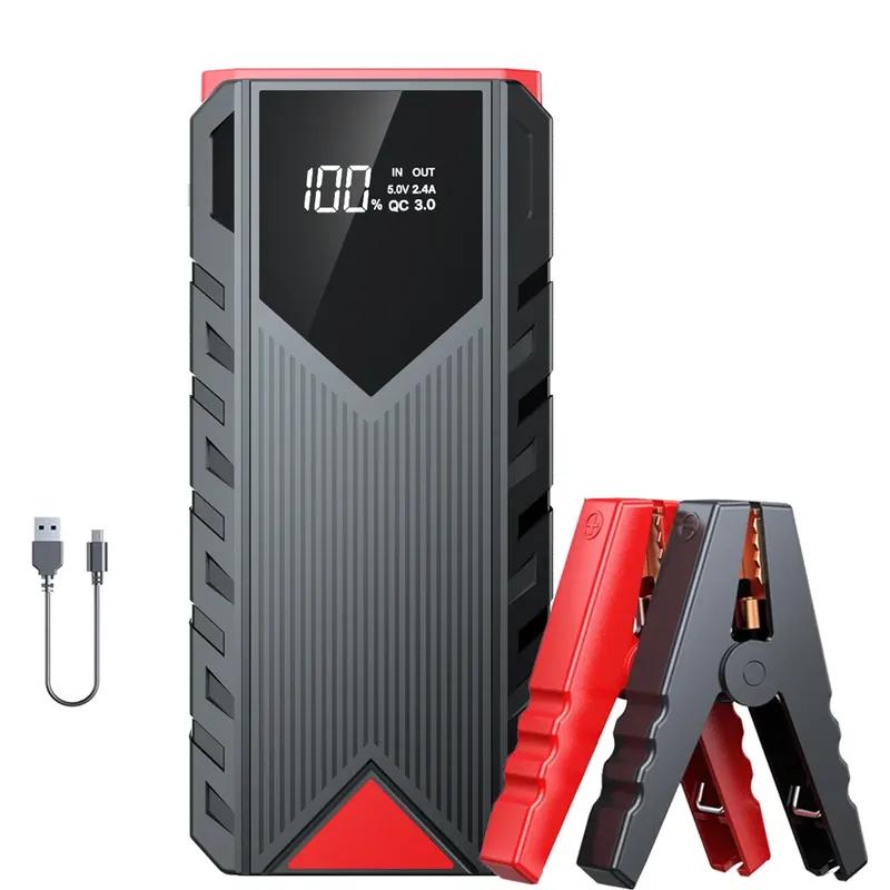 Car Jump Starter Pack 12V 3000A 2000A 1600A 1000A Booster Battery Charger Emergency Power Bank with PD65W SOS POS Flashlight