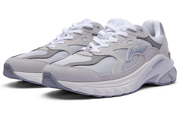 Li Ning Low top Sports Casual Shoes Men's Gray Purple AZGT011-2
