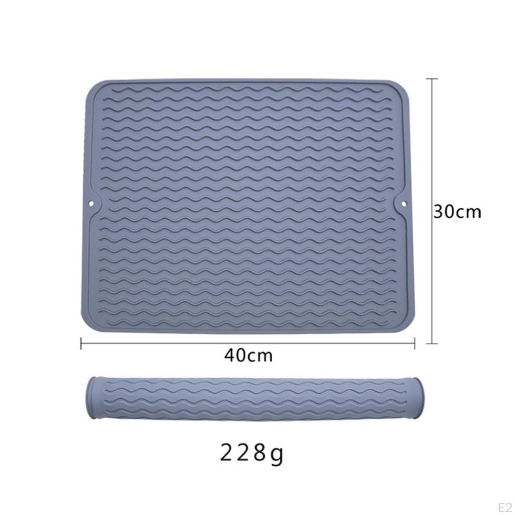 Silicone Dish Draining Mat Drying Pad