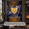 Personalized Wall Tapestry,Leicester City Custom Text, Soft Fabric Wall Art For Indoor Decoration