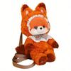 Detachable Strap Animal Plush Backpack Cotton Shoulder Bag New Stuffed Animals Bag  Daypack