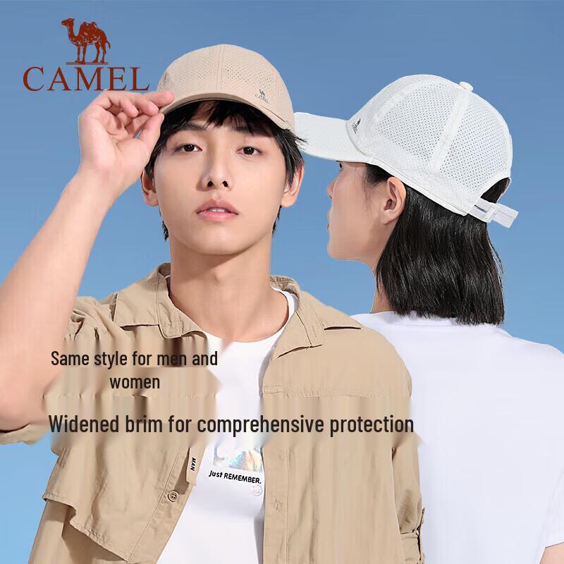 CAMEL Soft Top Breathable Sun Protection Baseball Cap