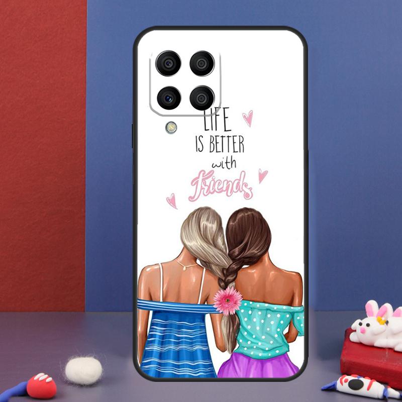 Best Friends BFF Matching Case For Samsung Galaxy M13 M53 M06 M16 M31 M11 M35 M55 M15 M56 M36 M12 M32 M52 M14 M34 M54