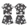 3D Foam-printed Short-sleeved Set, American-style Casual Sportswear for Couples