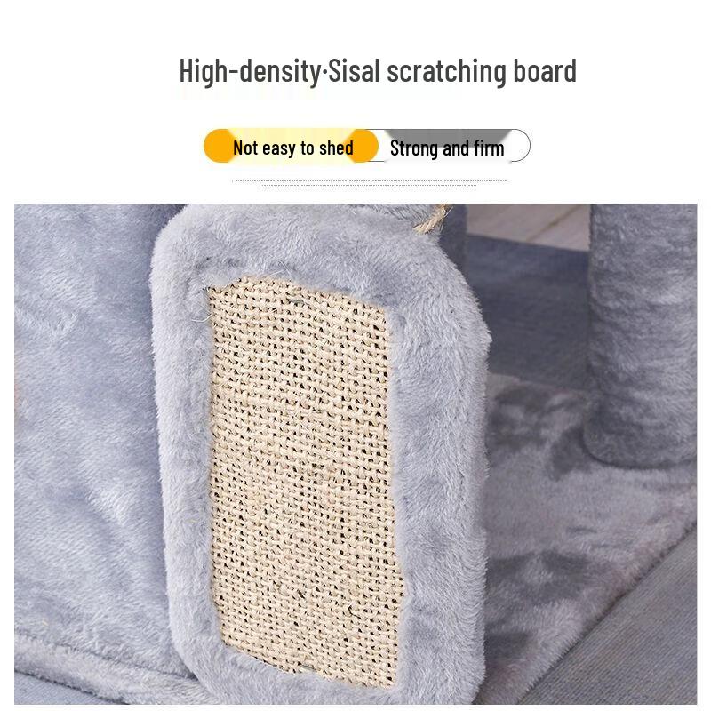 Aomengming Multi-level Cat Tree with Scratcher and Condo