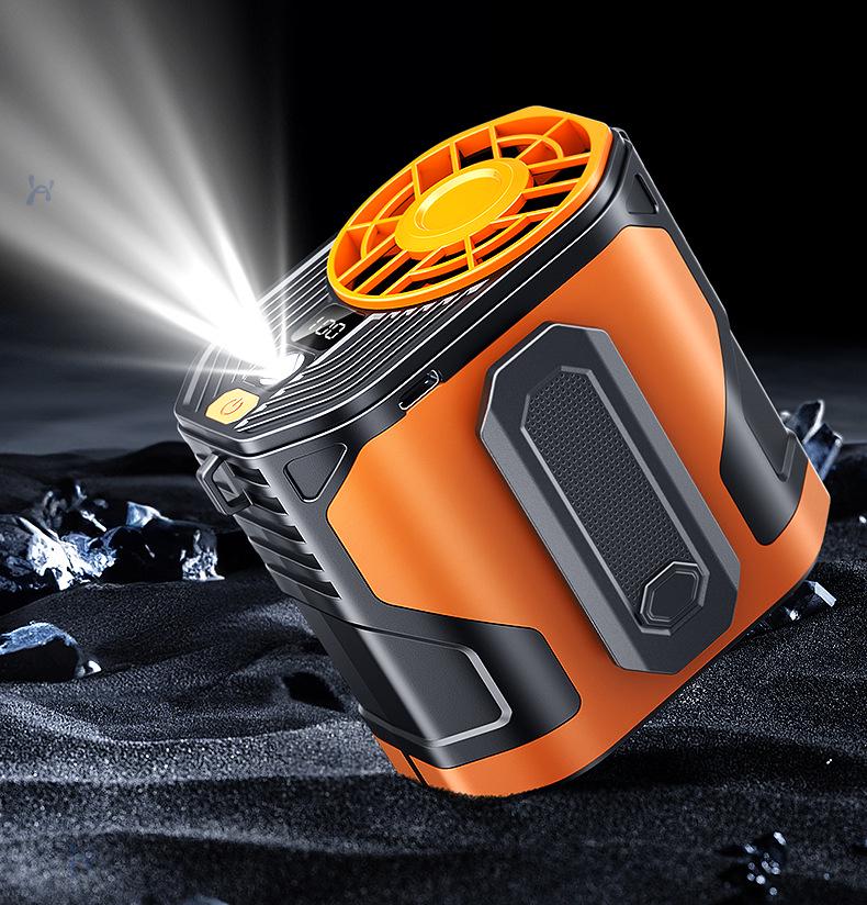 Portable USB Waist-Hanging Fan with Adjustable Speeds