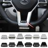 JCG1 3D Car Steering Wheel Emblem Sticker Interior Badge Accessorie For Mercedes Benz AMG W205 W168 W108 AMG W176 W204 W212 GLC
