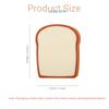4pcs/Pack Creative Toast Shape Rubber Erasers, Bread Pencil Eraser, Students Prize School Stationery, Cute Children's Day Presen
