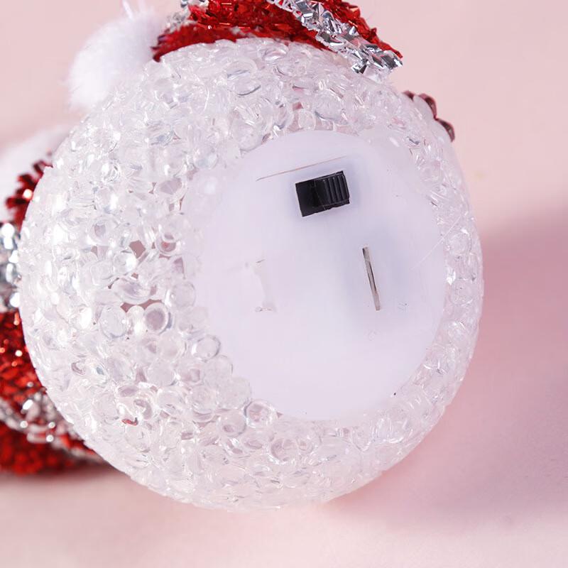 Weihnachts Schneemann Glitzer Nachtlicht