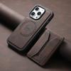 Luxury Leather Wallet Phone Case for iPhone 12 13 14 15 16 Pro Max Magnetic Card Bag Kickstand Holder PU Wallet Cover Magsafe