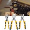 3 Pcs Leather Belt Hole Puncher Forcep Pliers Belt Craft Tool and Metal Belt Button Kit