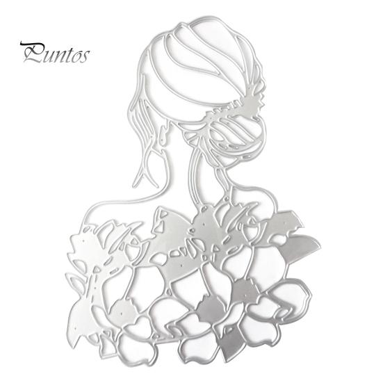 

Цветочница резки штамп DIY скрапбук штамповка бумажные карты ремесло трафарет плесень серебряный