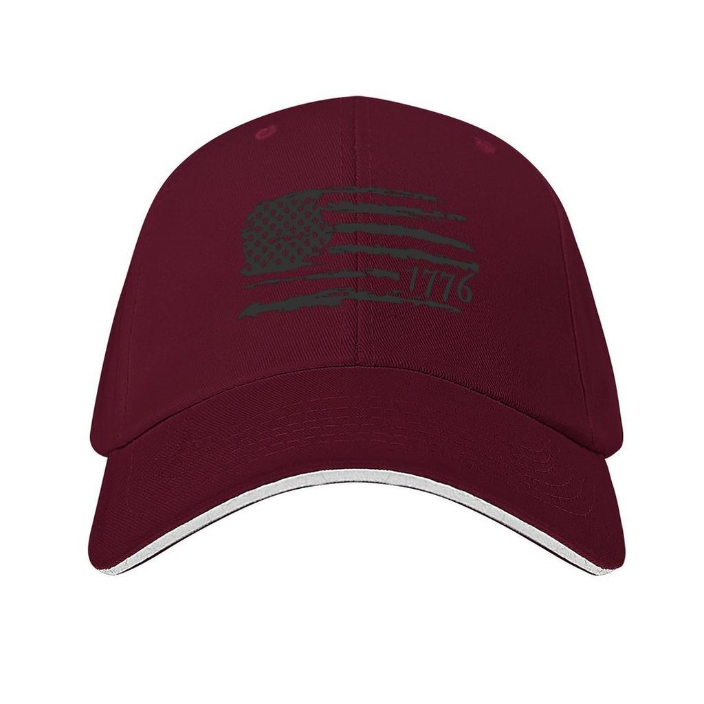1776 Gray Baseball Cap winter hats for Unisex Fashion Beach Hood Snap Back Hat Luxury Women Unisex's