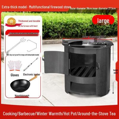 Tiemuyun Outdoor Portable Wood Burning Stove