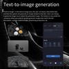 Smart AI Translation Headset Wireless Bluetooth 144 Languages Simultaneous Interpretation Black
