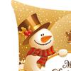 4PCS Christmas Pillow Cover Simple Xmas Decorative Throw Pillow Case for Living Room Sofa