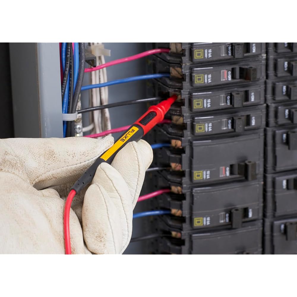 Fluke TwistGuard Test Leads Insulated Type Safety Compliant for Clamp Meters TL175