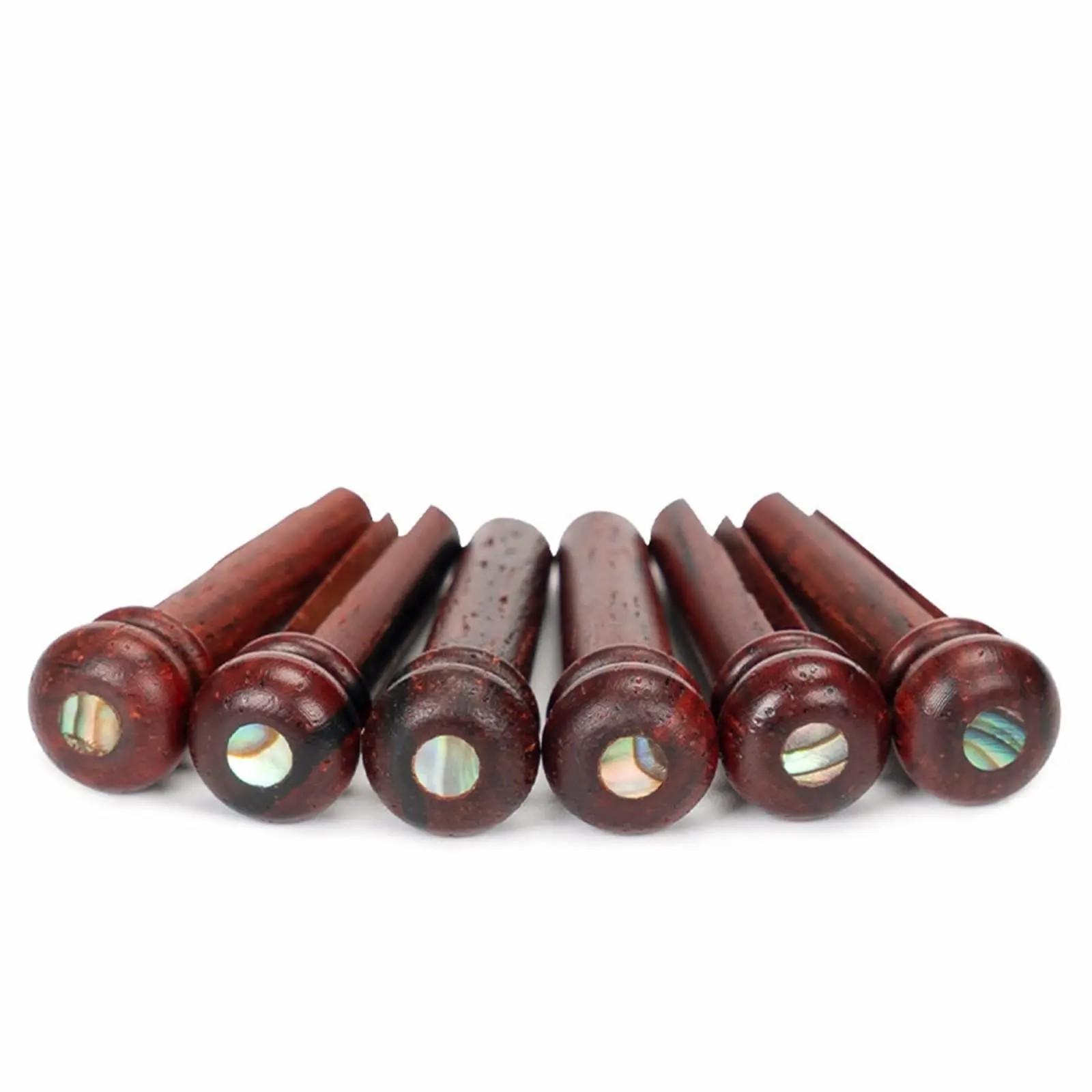 

Miwayer 6 шт. акустическая гитара Cocobolo деревянные мостовые штифты запасные части для гитары