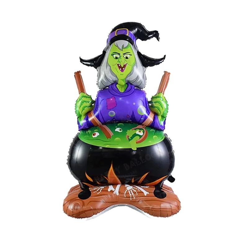1Pc Halloween Theme Witch Grim Reaper Balloon Set 2026 Halloween Party Decoration Supplies Baby Shower Helium Globos