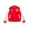Rijindoujin Varsity Padded Jacket 'Red Beige' Men's AJMT003-1
