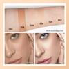 Concealer Liquid Foundation, Moisturizing and Adaptable, Naturally Brightening Wheat Bronze Color Temperature-changing Liquid Foundation