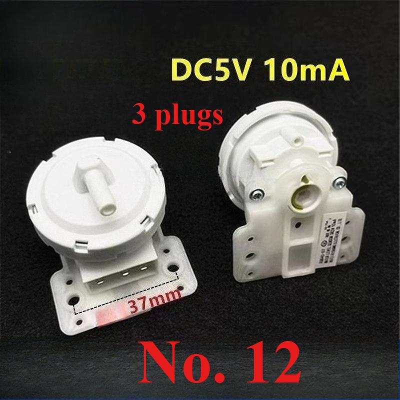 Pressure mechanical sensor switch for fully automatic washing machine to control electronic water level sensor