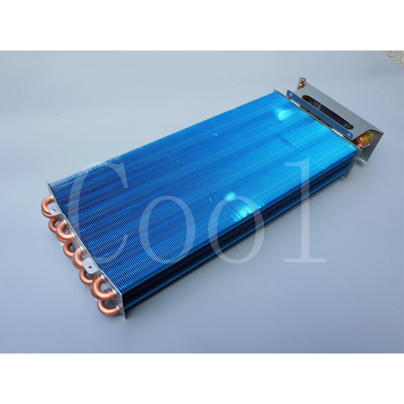 1100*65*200mm Fan coil surface cooler copper tube condensation evaporator central air conditioning aluminum foil radiator