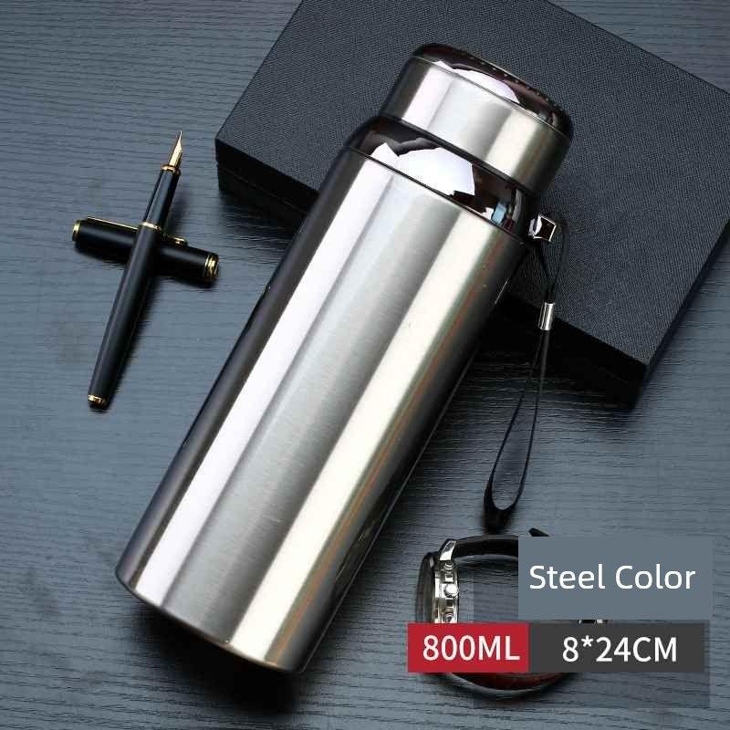 Imported High-End 316 Stainless Steel Large-Capacity Thermos Cup for Men and Women, Suitable for Outdoor, Portable, Fitness, Business, and Tea Brewing